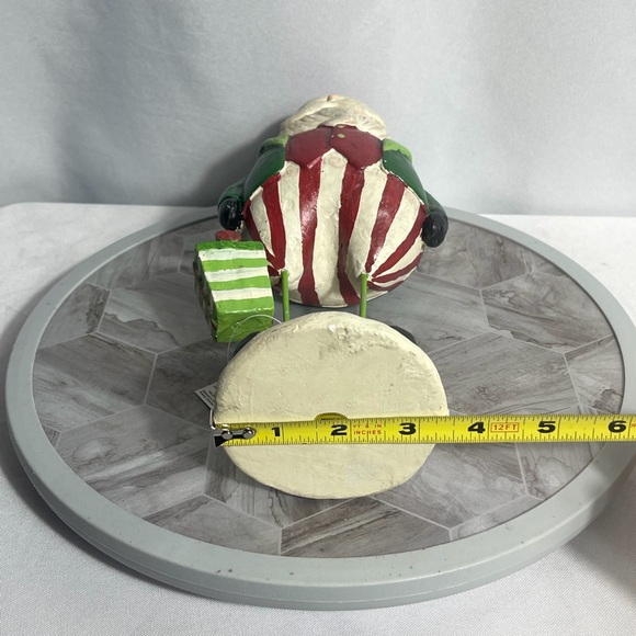 Holiday Home Santa Figurine Decor Whimsical Standing Santa...